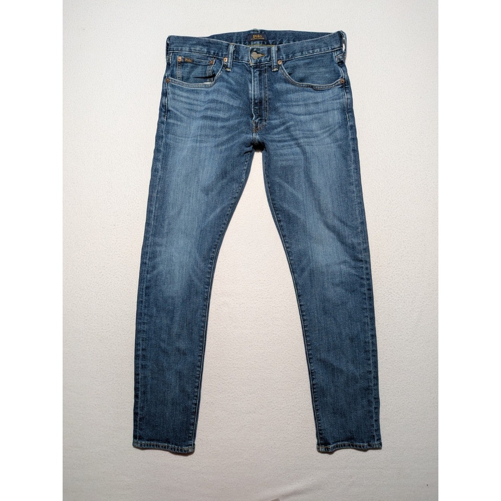 Polo Ralph Lauren Sullivan Slim Jeans Mens 32x31‎ Blue Stretch Denim